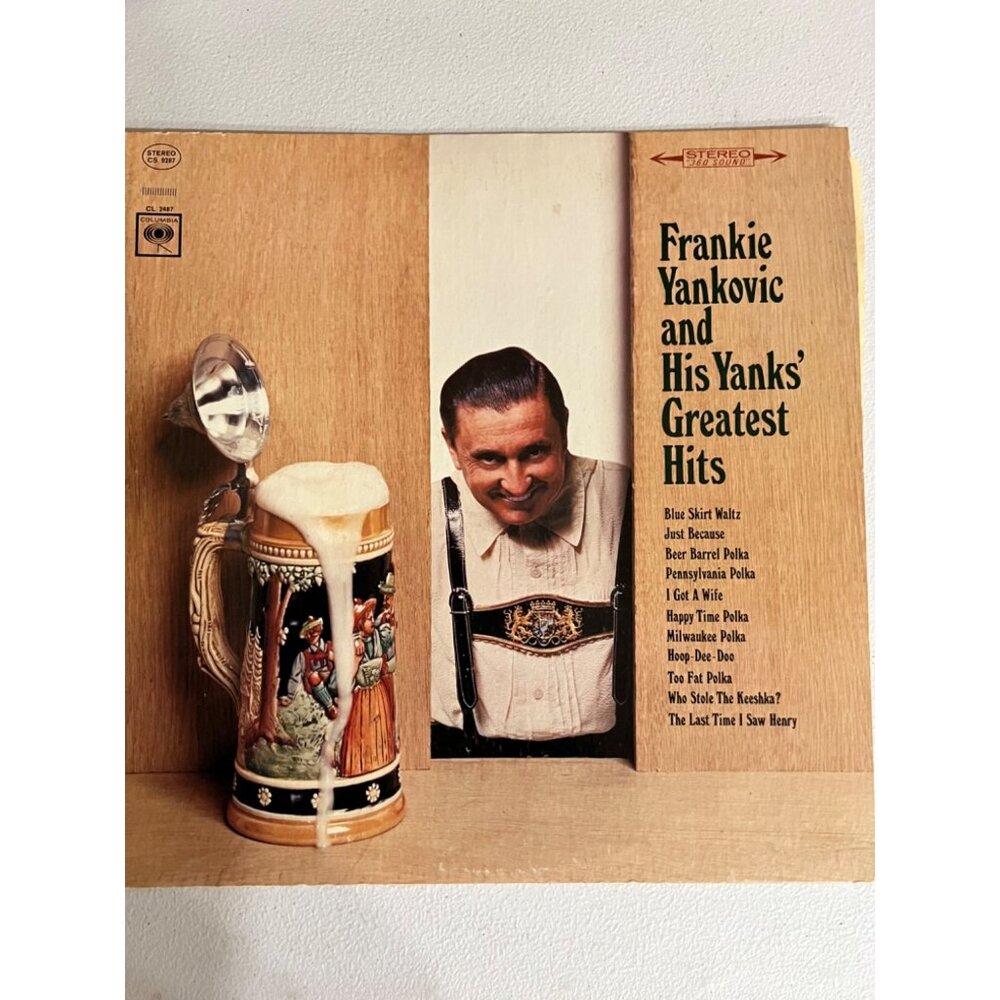 Frankie Yankovic And His Yanks Greatest Hits Vinyl LP Polka CS9287 Pre-Owned